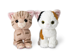 ねこちゃん電報　茶トラ&ミケ