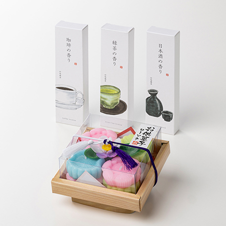 【NK70】おもいで（落雁ローソク・線香セット）